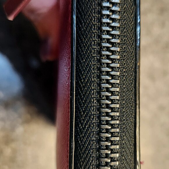 Kate Spade Zip Wallet - Metallic Pink - Like New - Picture 10 of 11